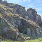 自然石を利用した石垣