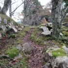 本丸への坂虎口