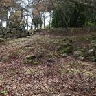 二の丸への坂虎口