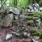 腰曲輪の枡形虎口石垣