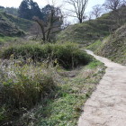 千畳平に続く登城路