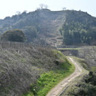 花ノ壇より本丸を望む