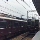 阪急電車(大山崎駅)