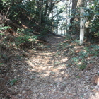 本丸北下横堀と土塁