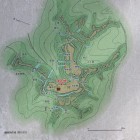 社山城跡縄張図