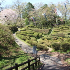 大堀を本丸下より見る