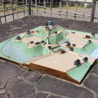 掛川城立体模型四脚門横