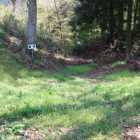 大堀の南側堀切