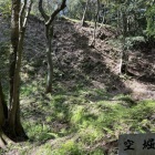 空堀の向こうが本丸