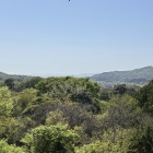 天神郭からの眺望。東京湾も見えます。