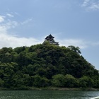 木曽川から見上げる天守