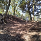 主郭切岸と横堀