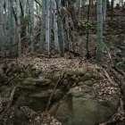 主郭斜面の石垣