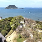 ⑦	天守最上階から眺めた高島