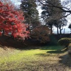 ⑤	本丸と二ノ丸を仕切る大堀切