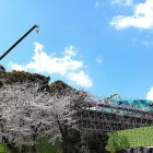 ⑥	東十八間櫓（石垣積み直し工事中）