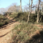 二の丸虎口(大手口)と土橋