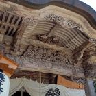①藤基神社　拝殿の彫刻