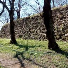 ③本丸　冠木門南側の野面積の石垣