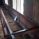 表門　石落