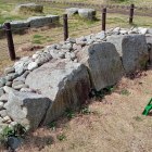 ④大手門前馬出の出土石垣