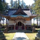 ①藤基神社　拝殿全景
