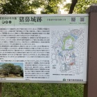 猪鼻城跡　案内板