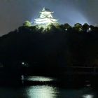 ライトアップ天守
