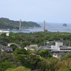 本丸より呼子大橋を望む