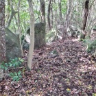 山頂部石積