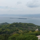 登城途中からの眺望では，長崎空港が見える👀
