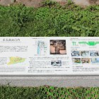 本丸西虎口門解説盤本丸側