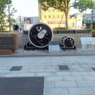 ②山陰鉄道発祥の地米子碑