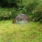 ⑤登城口付近の城址碑