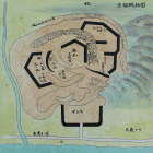 寺部城絵図(諸国古城之図より)