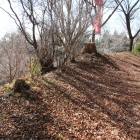 主郭南東部の土塁