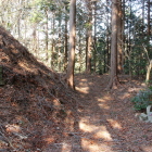主郭北東下の堀
