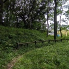 1郭西側の土塁