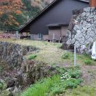 南辺の石塁の上