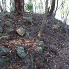 北辺土塁の石積み