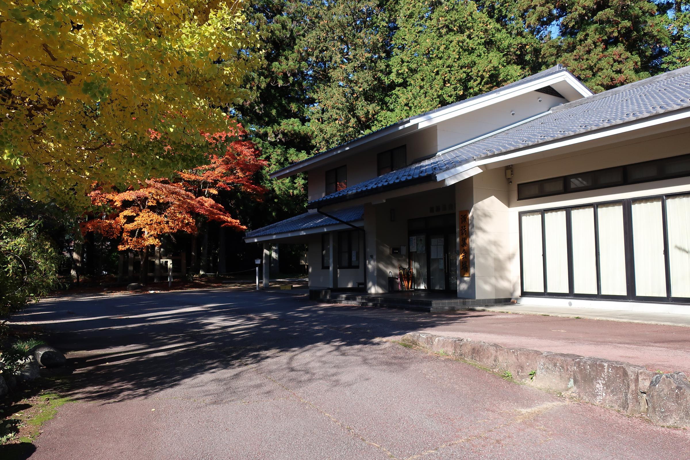 二の丸。集会所が建つ