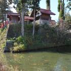 本丸櫓台と水堀（北辺）