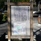 熊野神社前の説明板