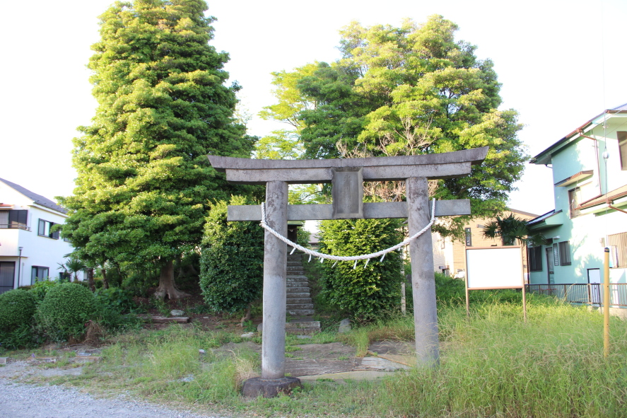箕田館跡の箕田氷川神社