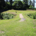 郭馬出への土橋