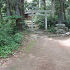 二の曲輪大手馬出諏訪神社と鳥居