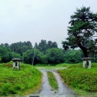 大手口跡の旧校門跡