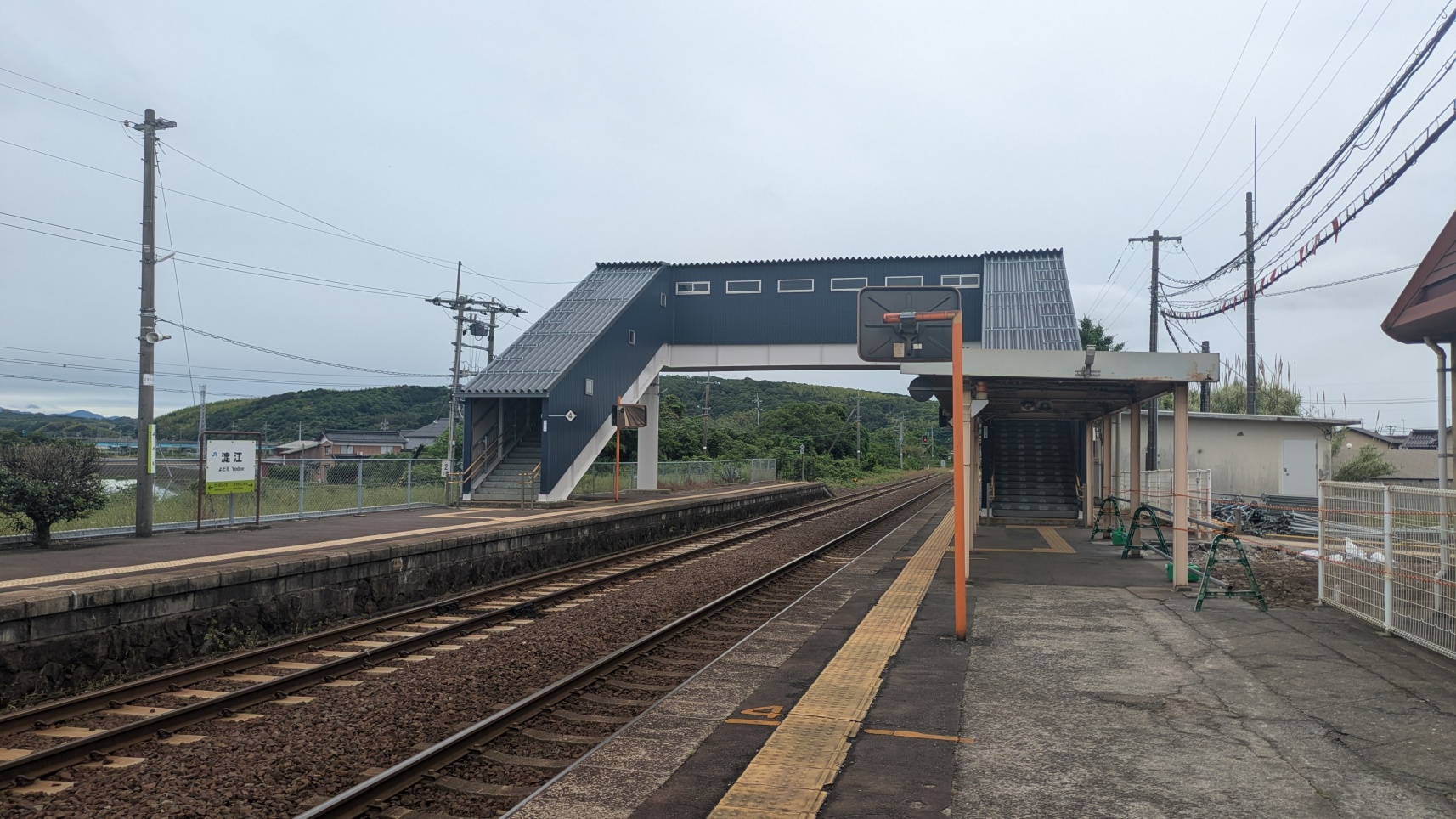 淀江城跡の淀江駅