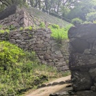 式部丸虎口の石垣