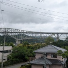 境水道大橋を望む